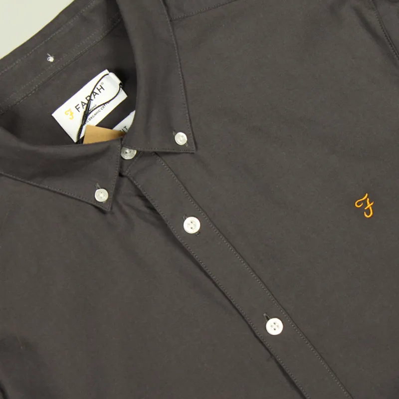 Farah Brewer LS Shirt - Farah Grey-1